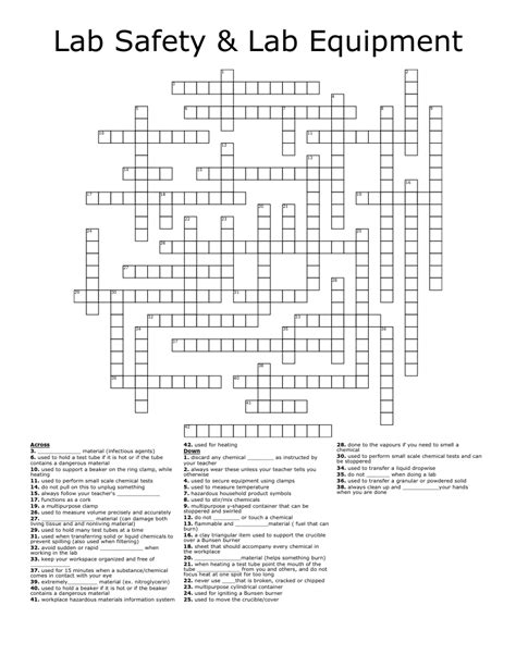 Physics class project testing impact safety crossword clue